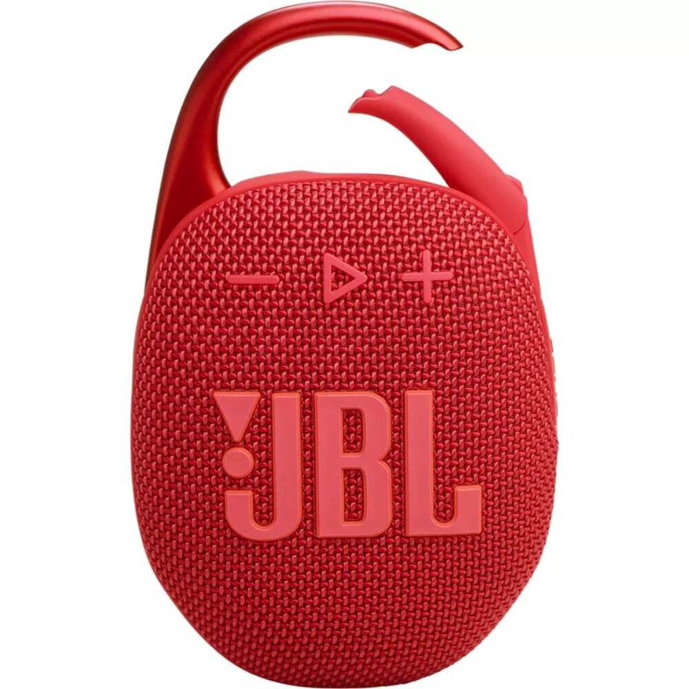 JBL Clip 5 Ultra-Portable Waterproof Bluetooth Speaker - Red - New